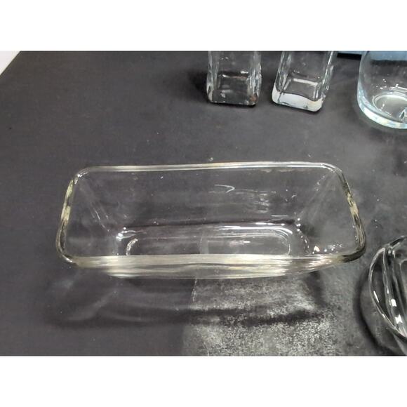 Anchor Hocking Clear 5 Piece Table Service, Savannah Shakers, Glass Serving Set - Picture 6 of 11